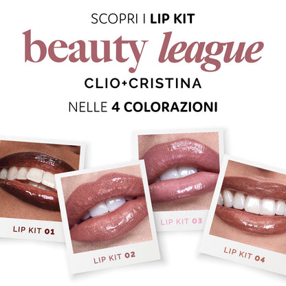 ClioMakeUp + Overskin BEAUTY LEAGUE LIP KIT 02