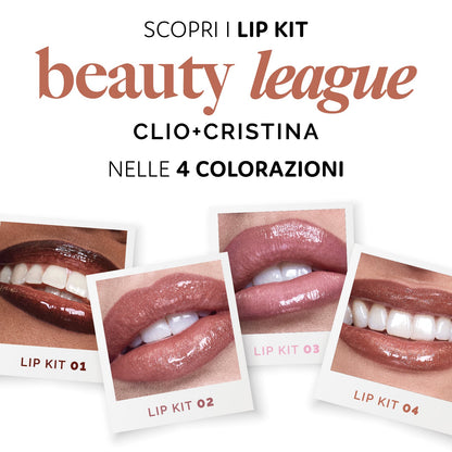 ClioMakeUp + Overskin BEAUTY LEAGUE LIP KIT 04