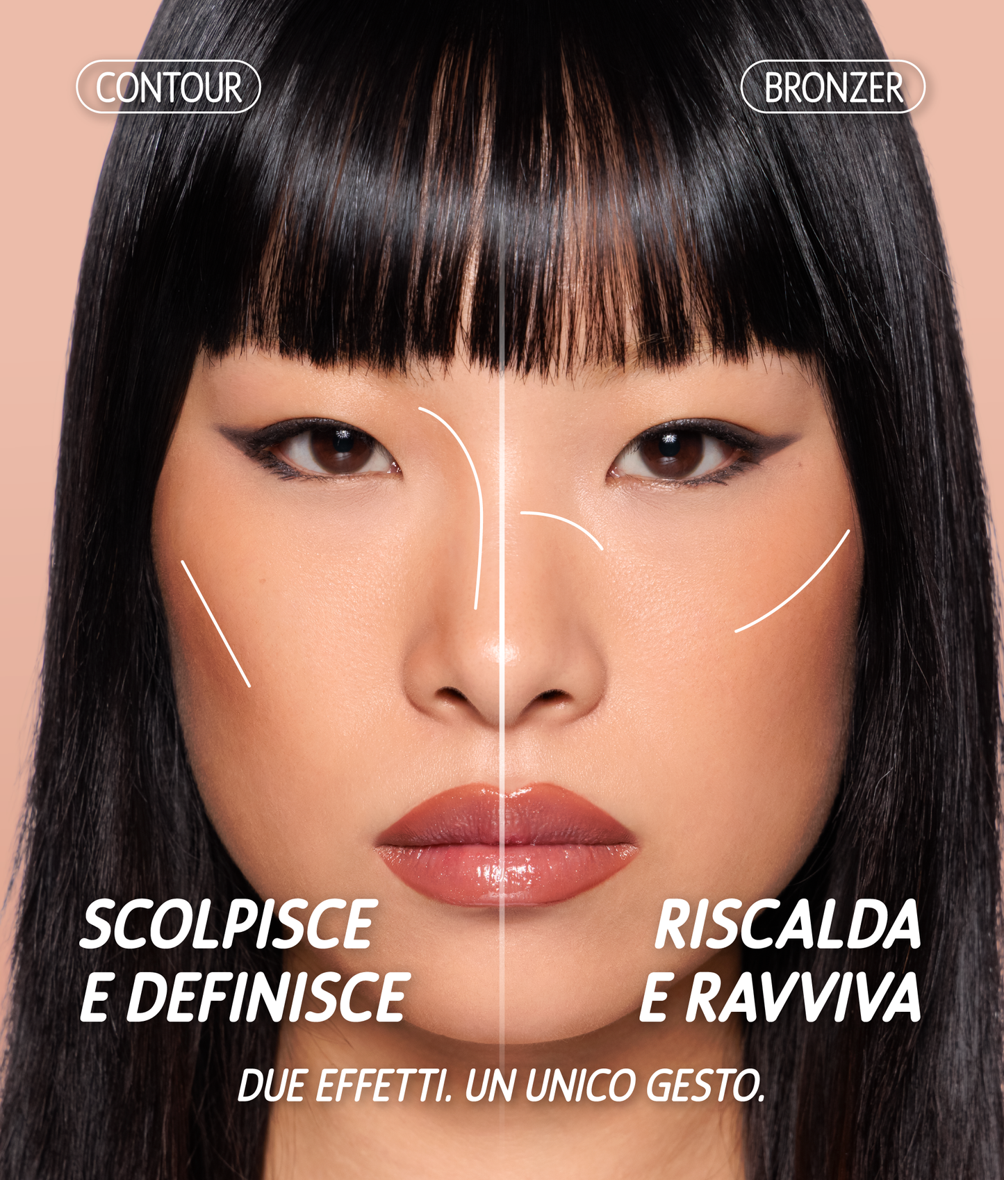 Stick bronzer e contour 2 in 1