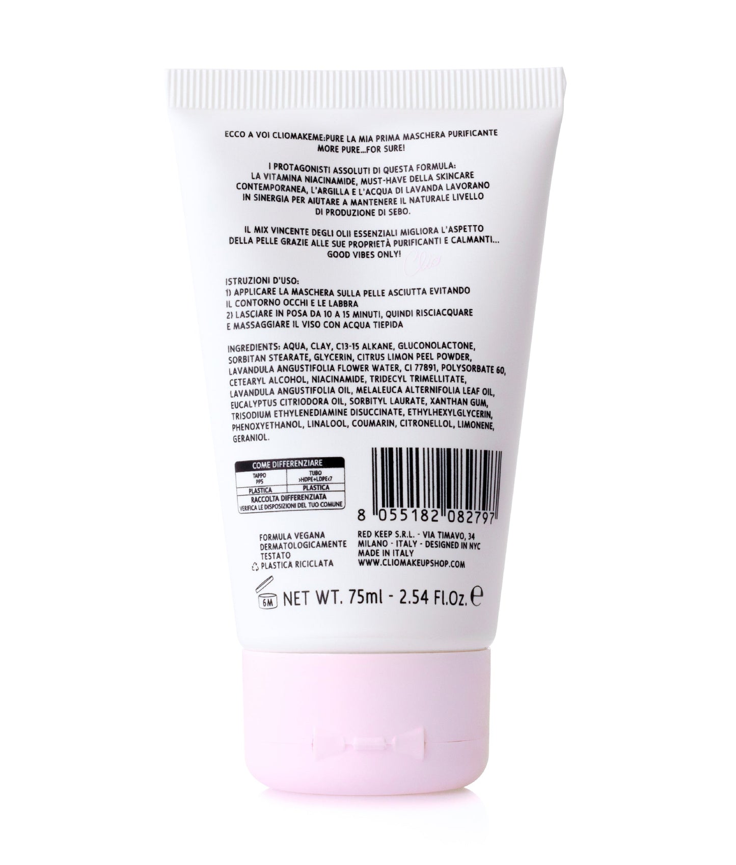 Maschera viso purificante CLIOMAKEME: PURE